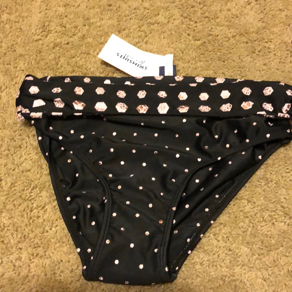 NWT high waist or hipster swim bottoms